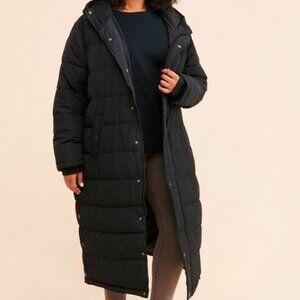 NWT Free People x Universal Standard Everest Long Hooded Puffer Jacket
